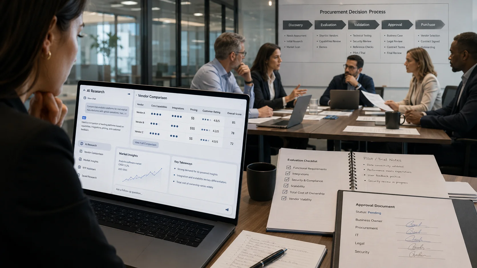 AI accelerates B2B research, so why hasn't the procurement decision chain shortened in sync?