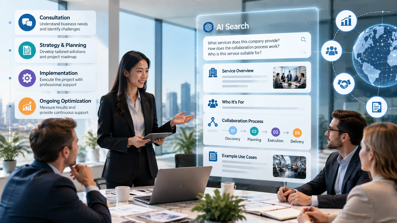 Service-based B2B projects are hard to price standardly — how can your website help AI accurately explain your service scope and engagement process?