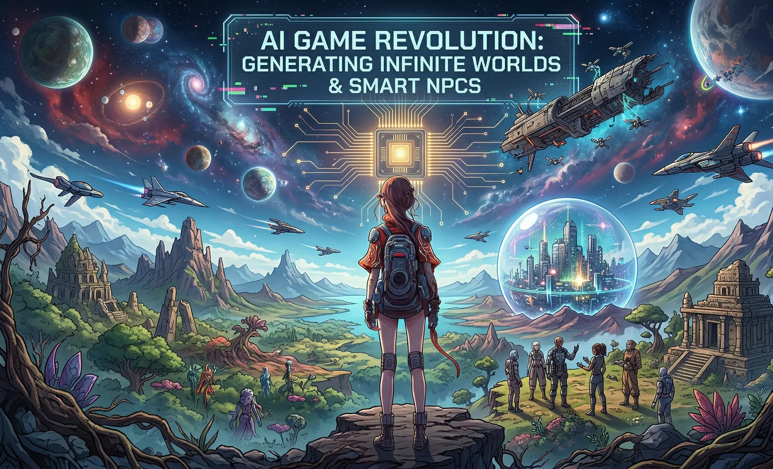 遊戲行業的 AI 革命：從智能 NPC 到 AI 生成的無限世界，玩家的體驗將如何改變？