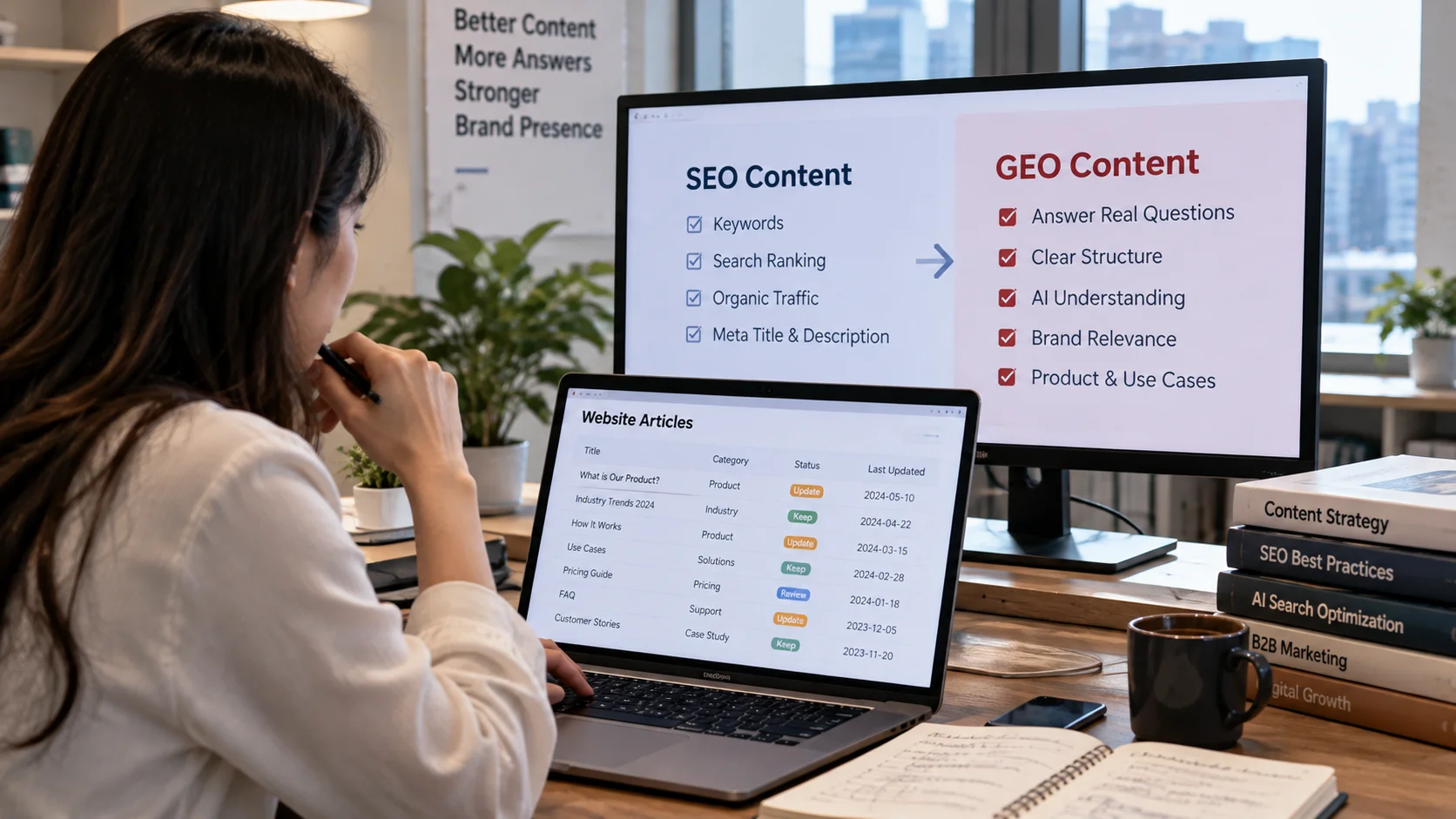 Do you need to rewrite everything for GEO if you already have many articles on your website?