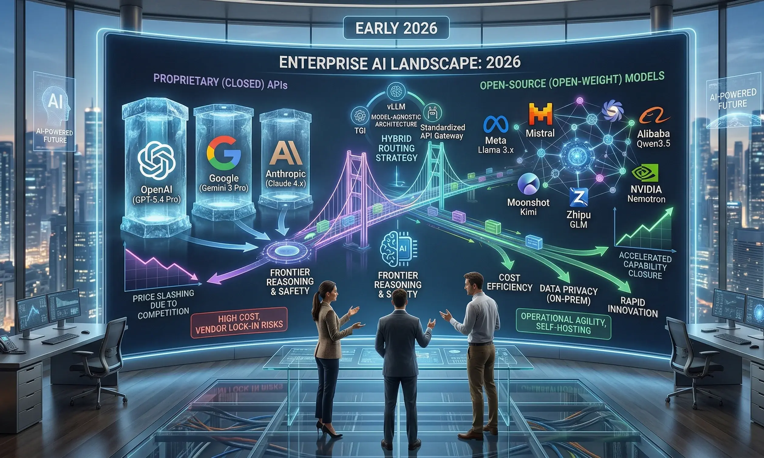 開源模型 vs 閉源 API：2026 年，開發者應該選擇自己部署 Llama 3、Qwen，還是直接調用 GPT-5.4 API？