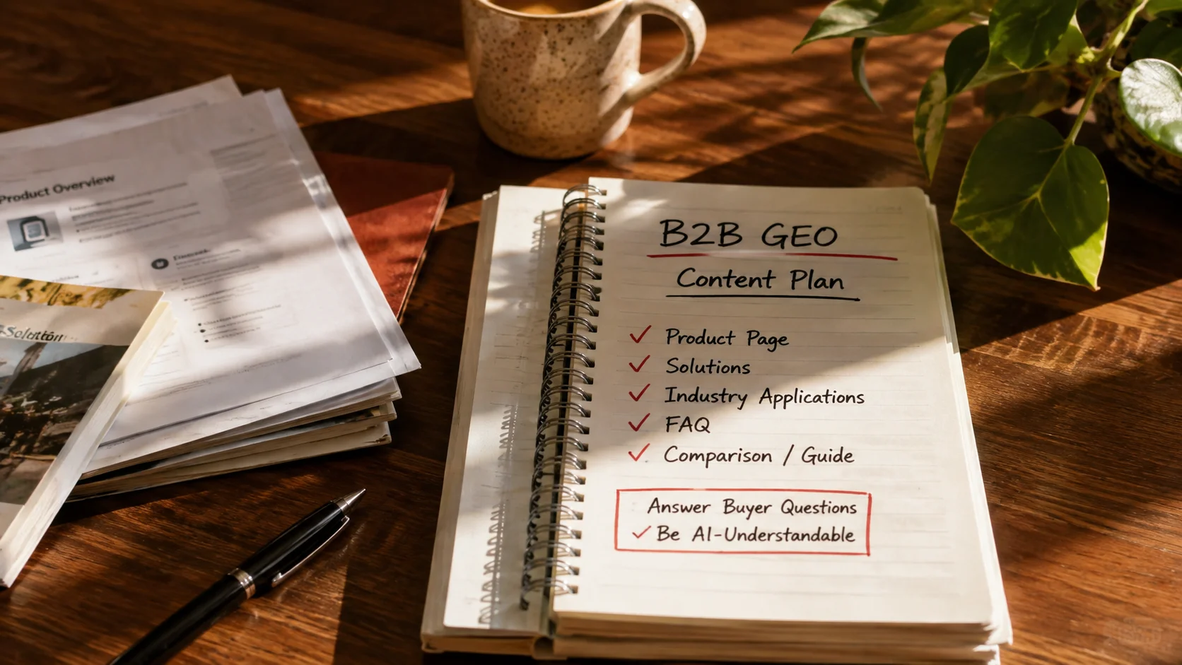 跨境B2B做GEO先寫什麼？