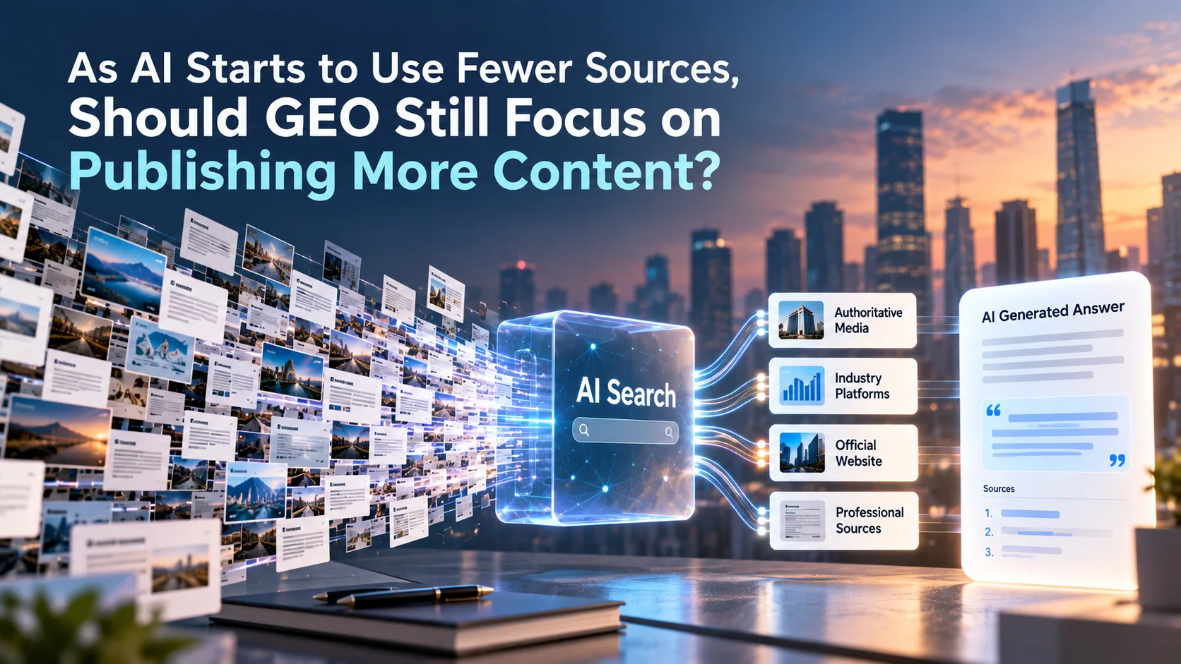 When AI Starts Reducing Citation Sources, Should GEO Still Pursue "Publishing More Content"?