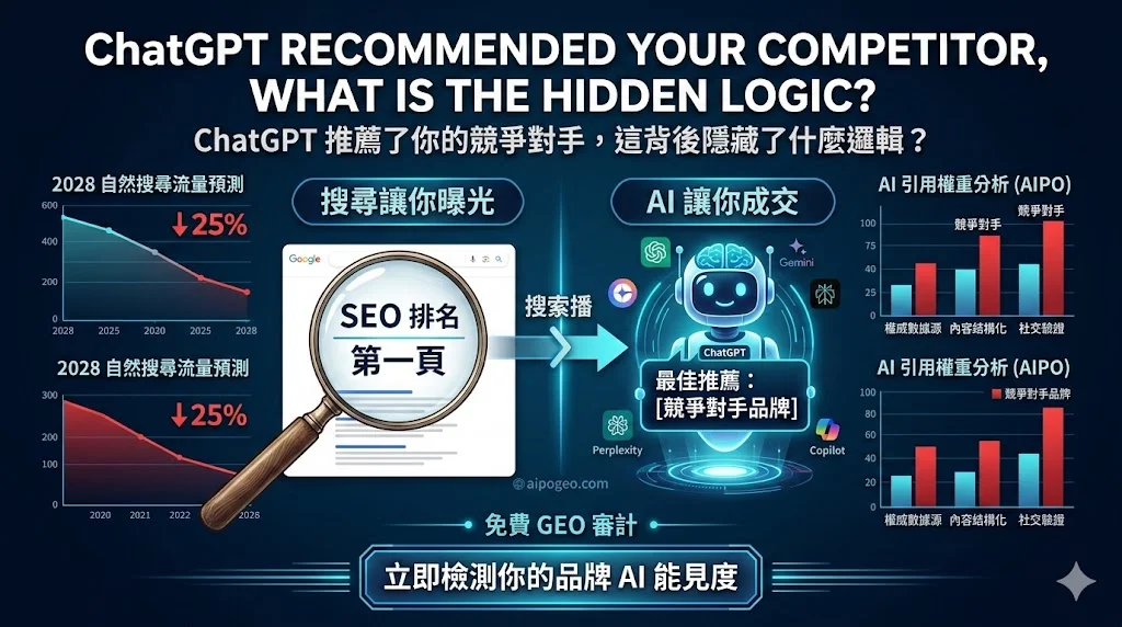 ChatGPT recommends your competitors, what's the logic behind it?