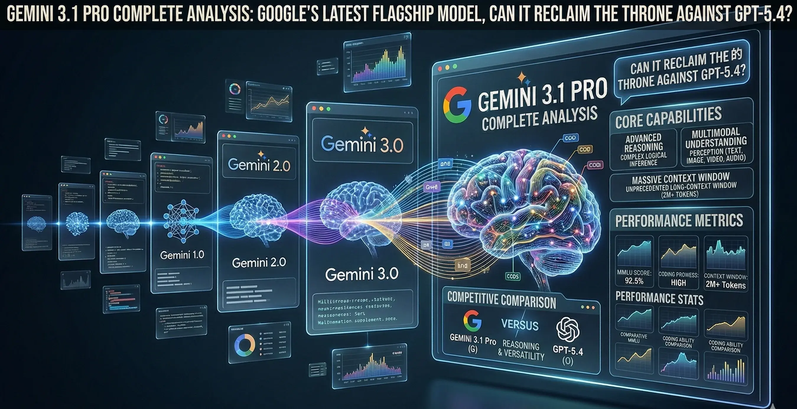 Gemini 3.1 Pro 全面解析：Google 的最新旗艦模型，能否在與 GPT-5.4 的競爭中扳回一城？