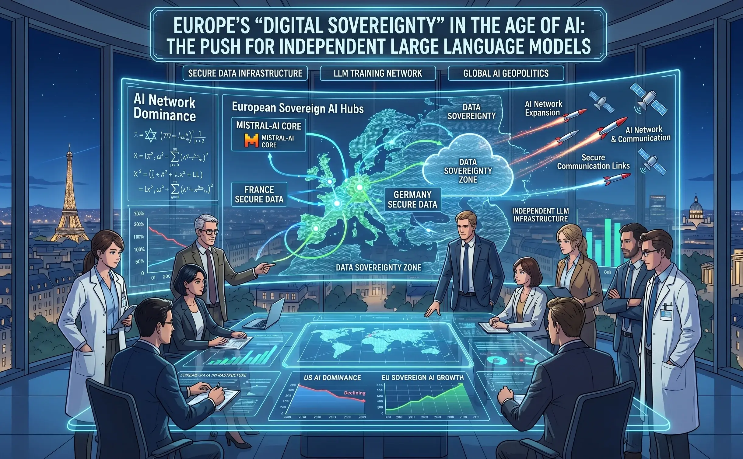 AI 時代的「數字主權」：為何法國、德國等歐洲國家要大力扶持自己的大語言模型？