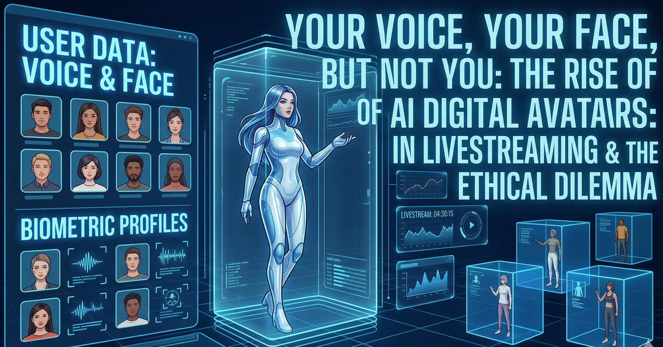 你的聲音、你的臉，但不是你：AI 數字人直播帶貨的興起與倫理困境